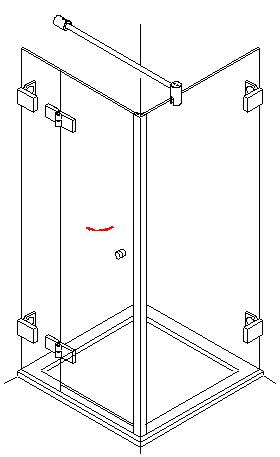 Dichtungsset für eine plane Tür Höhe bis 2000 mm