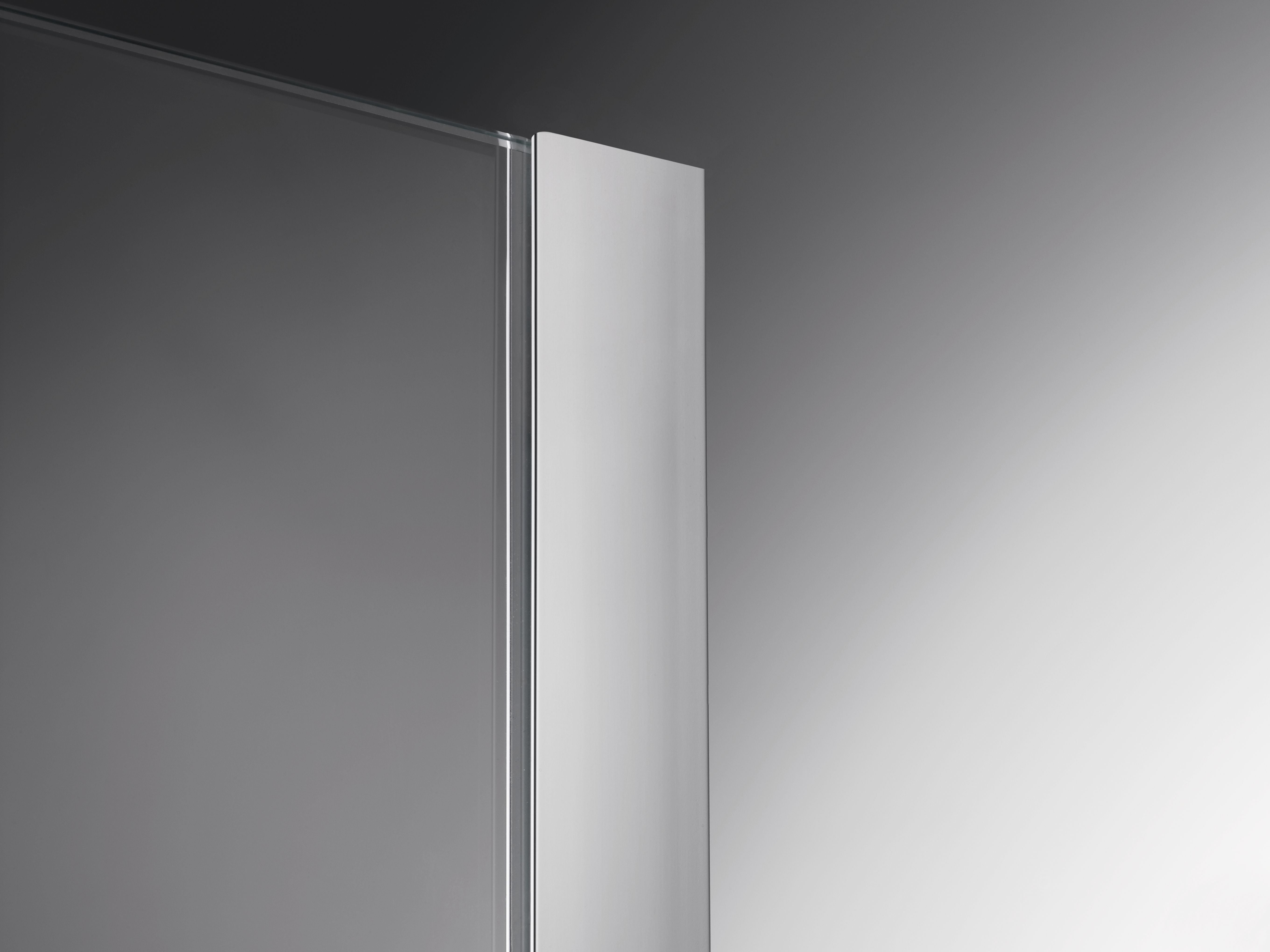 Walk-In Glasdusche im Standardmaß 1400 x 2000 mm mit U-Profil