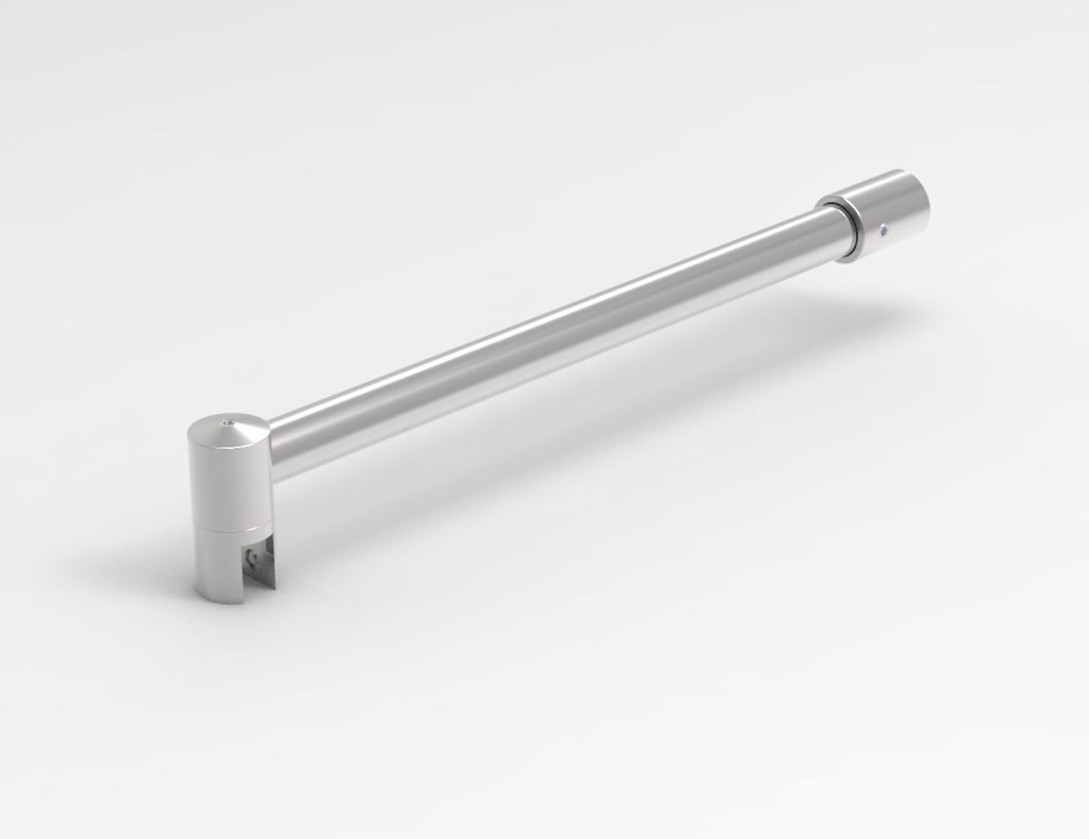 Runde Stabilisationsstange für Walk-In Dusche mit 8–10 mm Glas