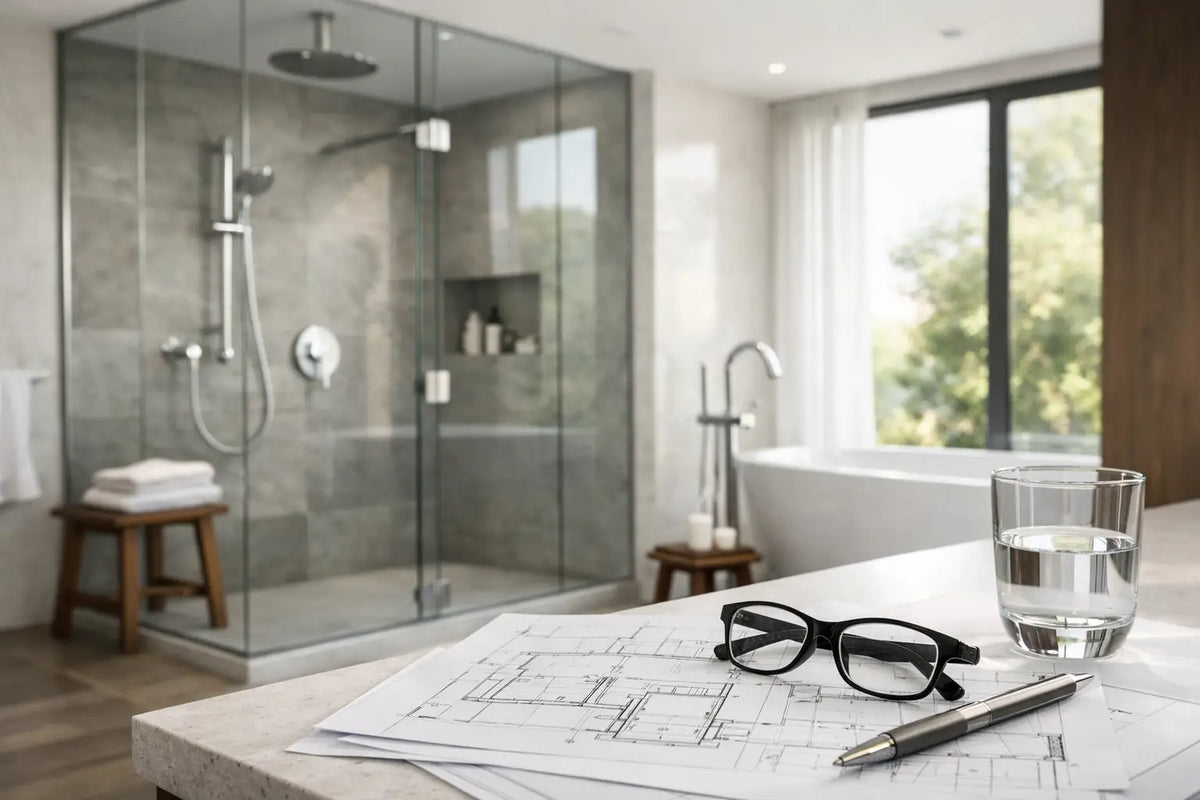 Moderne Badgestaltung mit Glas richtig planen
