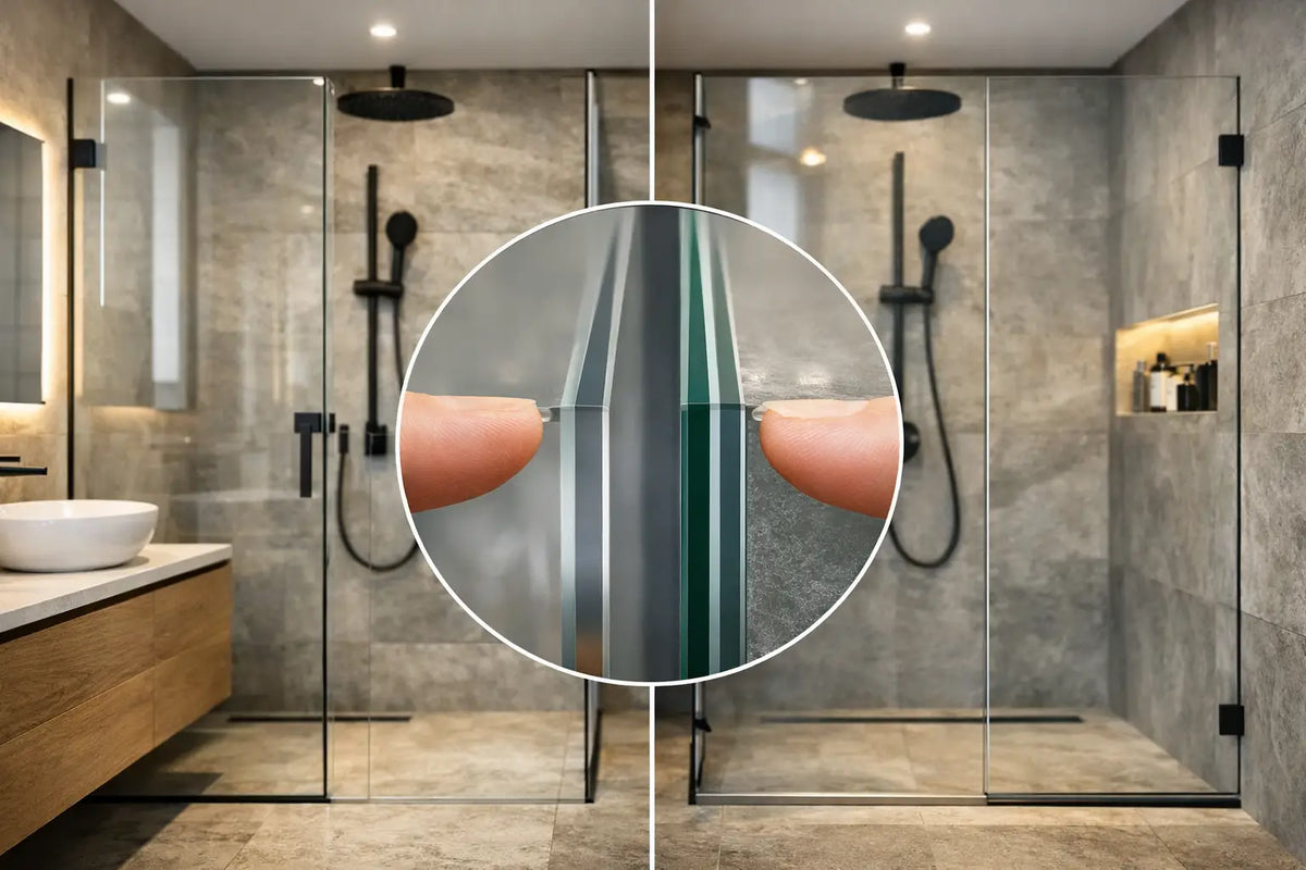 ESG Glas oder VSG Glas Dusche? Warum ESG meist die bessere Wahl ist