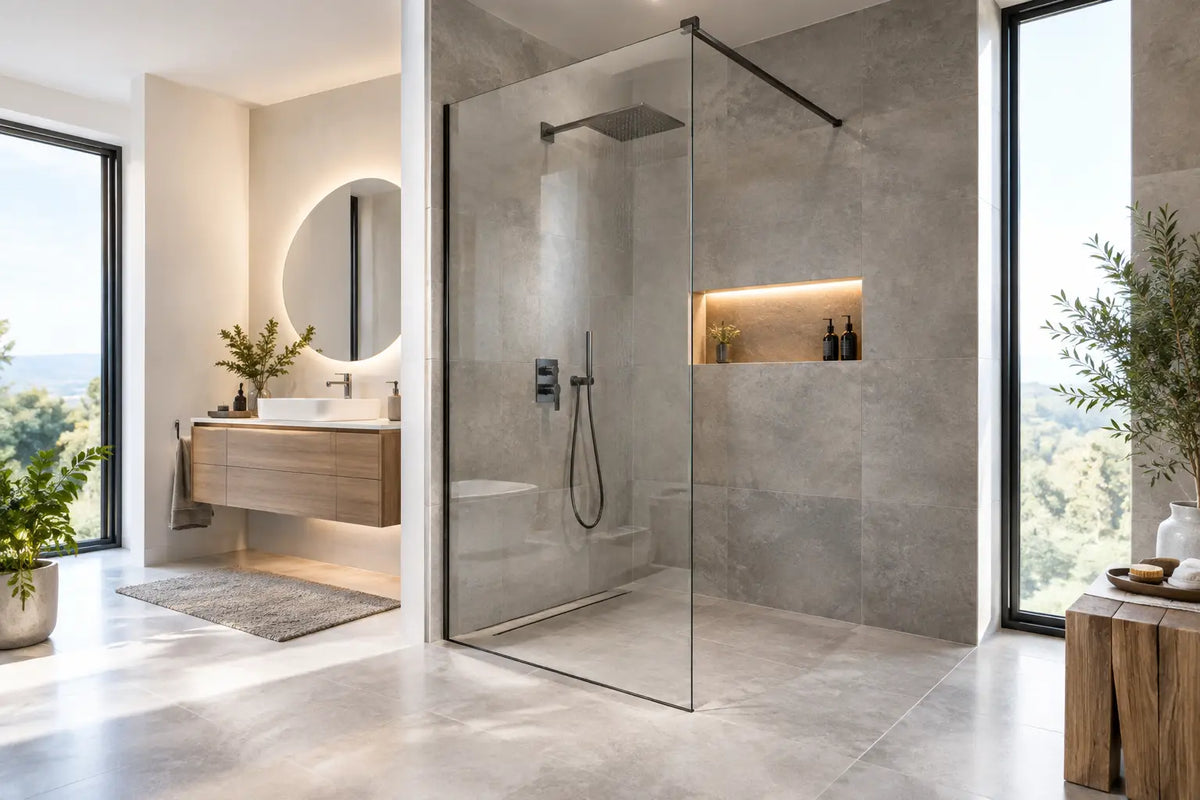 Walk In Dusche optimal platzieren im Bad