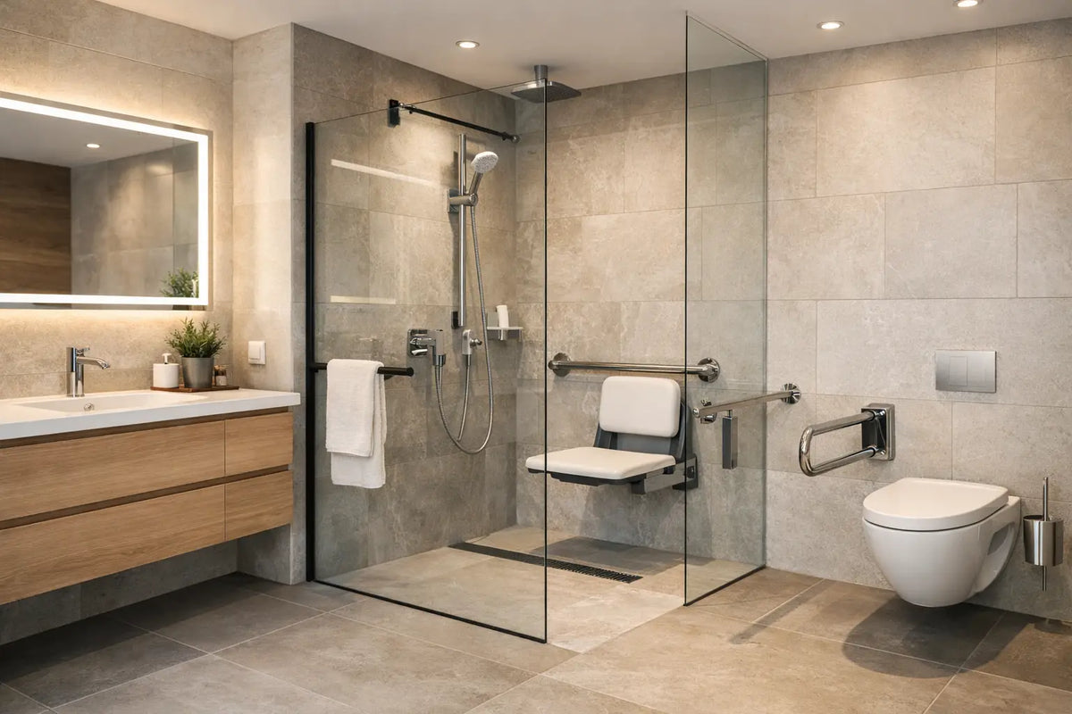 Die Zukunft barrierefreier Badezimmer gestalten